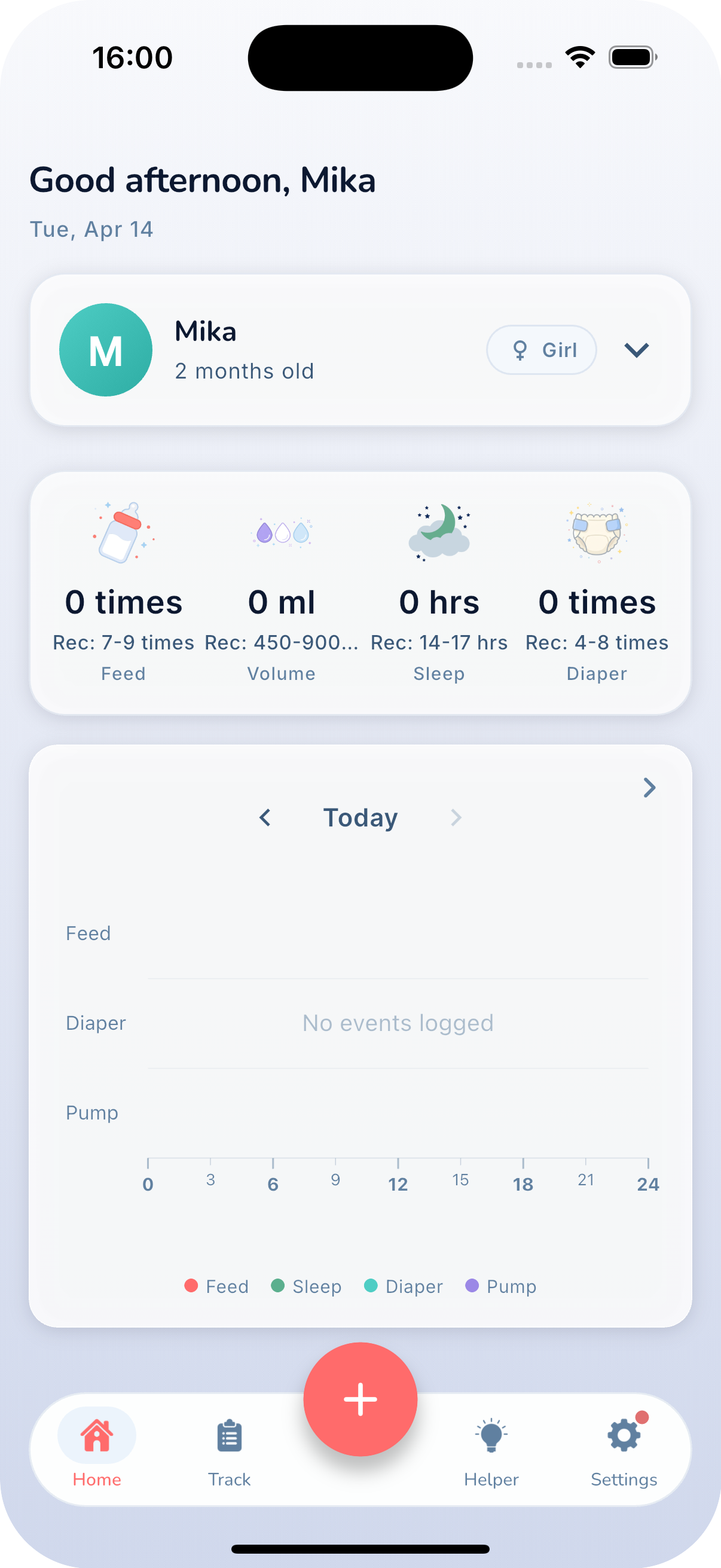Punn app home screen